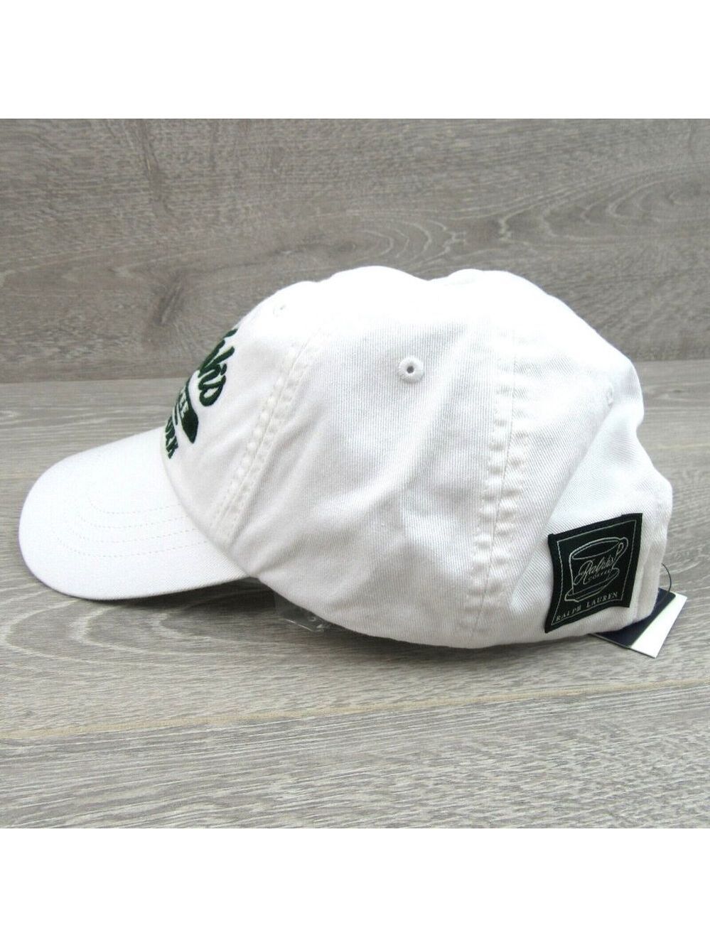 Polo Ralph Lauren Ralph's Coffee New York NYC Baseball Hat Cap White NEW - Picture 4 of 14